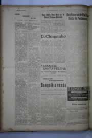 Página do jornal O Nordeste de setembro de 1941