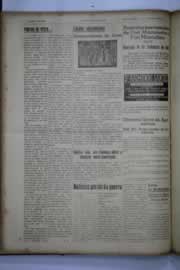 Página do jornal O Nordeste de setembro de 1941