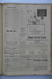 Página do jornal O Nordeste de setembro de 1941