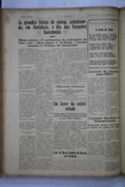 Página do jornal O Nordeste de setembro de 1941