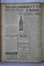 Página do jornal O Nordeste de setembro de 1941