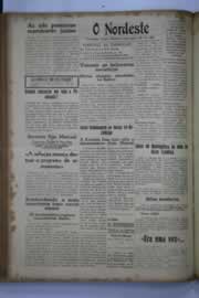 Página do jornal O Nordeste de setembro de 1941