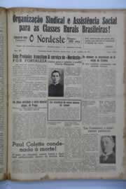 Página do jornal O Nordeste de outubro de 1941