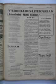Página do jornal O Nordeste de outubro de 1941