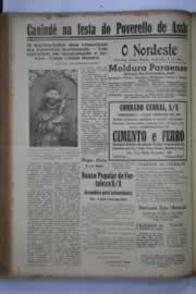 Página do jornal O Nordeste de outubro de 1941