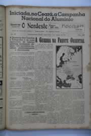 Página do jornal O Nordeste de outubro de 1941