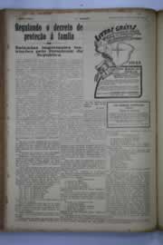 Página do jornal O Nordeste de outubro de 1941