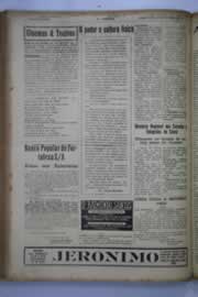 Página do jornal O Nordeste de outubro de 1941