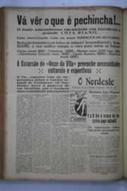 Página do jornal O Nordeste de outubro de 1941