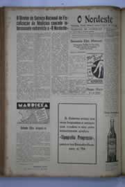 Página do jornal O Nordeste de outubro de 1941