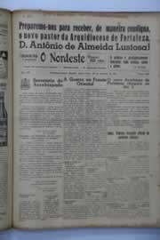 Página do jornal O Nordeste de outubro de 1941