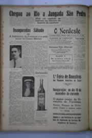 Página do jornal O Nordeste de novembro de 1941