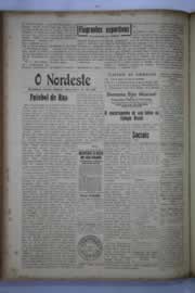 Página do jornal O Nordeste de dezembro de 1941