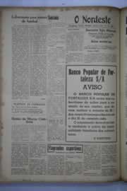 Página do jornal O Nordeste de dezembro de 1941