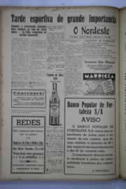 Página do jornal O Nordeste de dezembro de 1941