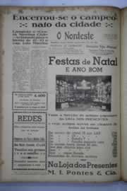 Página do jornal O Nordeste de dezembro de 1941
