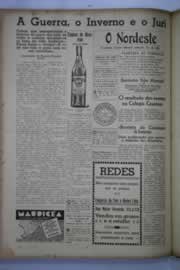 Página do jornal O Nordeste de dezembro de 1941
