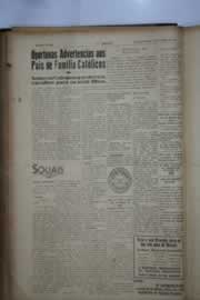 Página do jornal O Nordeste de janeiro de 1942