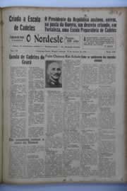 Página do jornal O Nordeste de janeiro de 1942