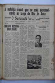Página do jornal O Nordeste de março de 1942