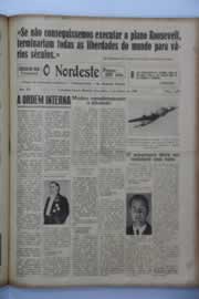 Página do jornal O Nordeste de março de 1942