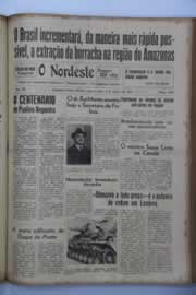 Página do jornal O Nordeste de março de 1942