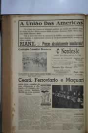 Página do jornal O Nordeste de março de 1942