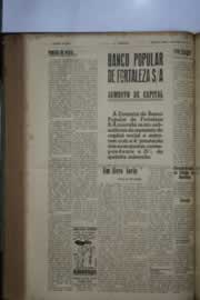 Página do jornal O Nordeste de março de 1942