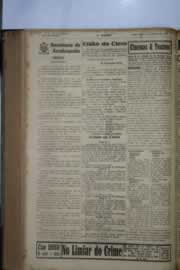 Página do jornal O Nordeste de março de 1942