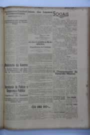 Página do jornal O Nordeste de março de 1942
