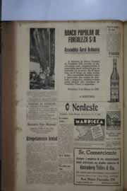 Página do jornal O Nordeste de março de 1942