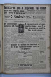 Página do jornal O Nordeste de março de 1942