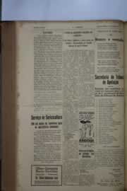 Página do jornal O Nordeste de março de 1942