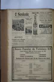 Página do jornal O Nordeste de abril de 1942