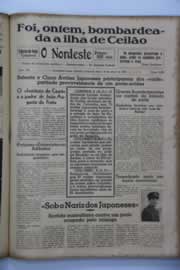 Página do jornal O Nordeste de abril de 1942