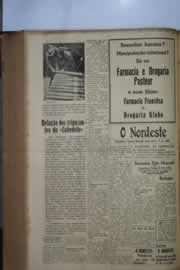 Página do jornal O Nordeste de abril de 1942