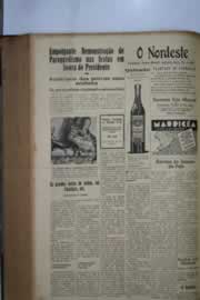 Página do jornal O Nordeste de abril de 1942