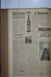 Página do jornal O Nordeste de abril de 1942