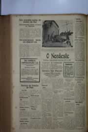 Página do jornal O Nordeste de abril de 1942