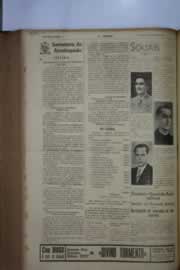 Página do jornal O Nordeste de maio de 1942