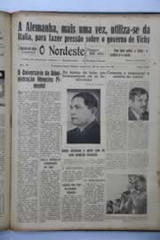Página do jornal O Nordeste de maio de 1942