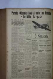 Página do jornal O Nordeste de maio de 1942