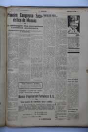 Página do jornal O Nordeste de maio de 1942