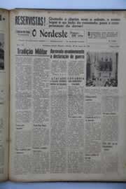 Página do jornal O Nordeste de maio de 1942