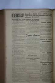 Página do jornal O Nordeste de junho de 1942