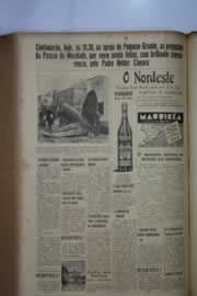 Página do jornal O Nordeste de junho de 1942