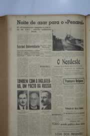Página do jornal O Nordeste de junho de 1942