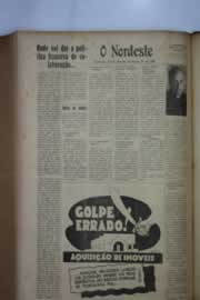 Página do jornal O Nordeste de junho de 1942