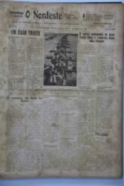 Página do jornal O Nordeste de julho de 1942