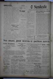 Página do jornal O Nordeste de julho de 1942